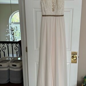 Soieblu Cream Lace Dress